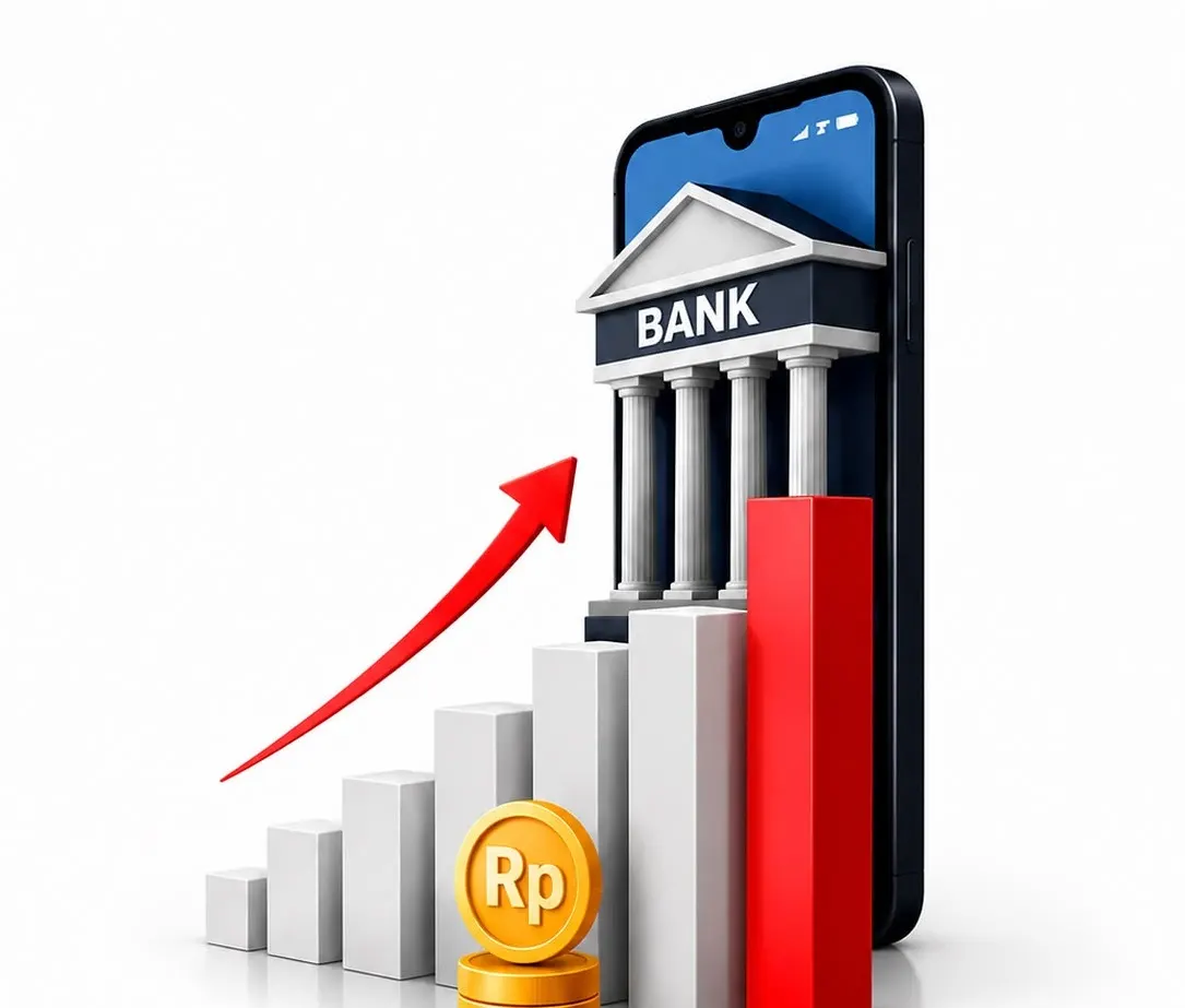 ilustrasi Profit bank digital